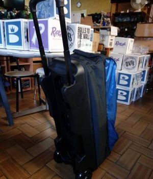 Sac 3 Boules Roulettes Brunswick Blitz Bleu