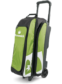 Sac 3 Boules Roulettes Brunswick Blitz Vert