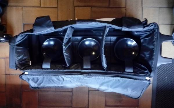 Sac 3 Boules Roulettes Brunswick Blitz Noir