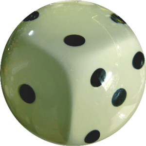 Boule de Spare Fantasy Dé Blanc 1