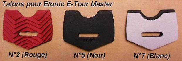 Talon de remplacement pour Etonic E-Tour Master N°7 (Blanc)