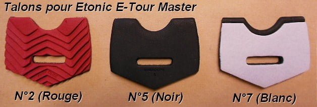 Talon de remplacement pour Etonic E-Tour Master N°2 (Rouge)