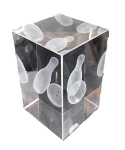 Trophée Cristal Cube