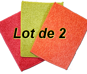 Pad Microfibre Double Face (Lot de 2)