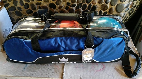 Sac 3 Boules Tote Simple Brunswick Tournament Bleu-Noir