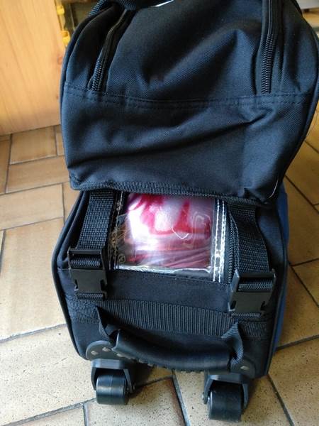 Sac 3 Boules Tote Plus Brunswick Tournament Bleu-Noir (avec compartiment)