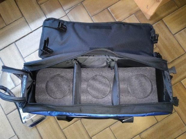 Sac 3 Boules Tote Plus Brunswick Tournament Bleu-Noir (avec compartiment)