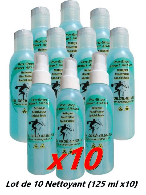 Nettoyant Réactivateur Boules 125ml (Lot de 10)