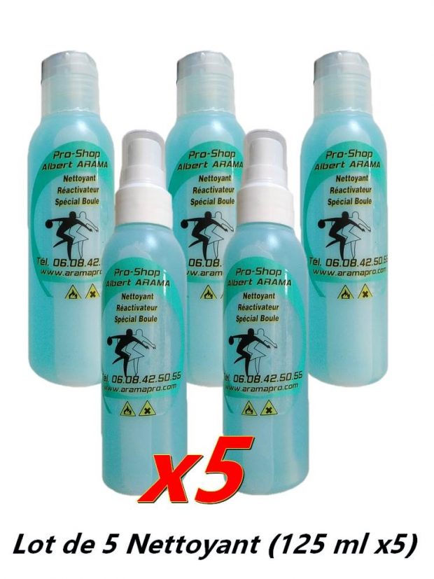 Nettoyant Réactivateur Boules 125ml (Lot de 5)