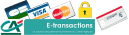 Paiement accepté (carte ou par chèque)