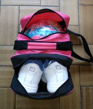 Sac 1 Boule Ebonite Compact Rose/Noir