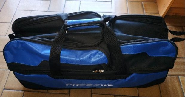 Sac 3 Boules Tote Plus ProBowl Bleu/Noir (avec compartiment)