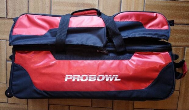 Sac 3 Boules Tote Plus ProBowl Rouge/Noir (avec compartiment)
