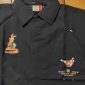 Chemise légère Motif Coyotte Bleu Marine (Medium)