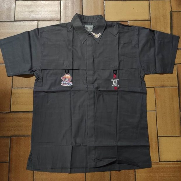Chemise-coton-Gris-dessin-Taz-recto Chemise en coton Motif Taz Gris (Medium)