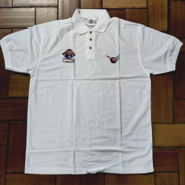 Polo Motif Taz Blanc (XX-Large)