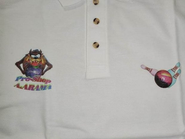 Polo Motif Taz Blanc (XX-Large)