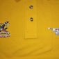 Polo Motif Loup Jaune Orange (Small)