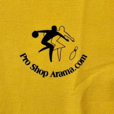 Polo Motif bowling Jaune Orange (Small)