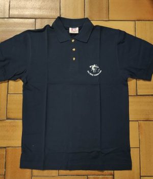 Polo Motif bowling Bleu Marine (Small)