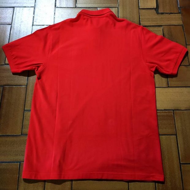 Polo Motif bowling Rouge avec poche (XX-Large)