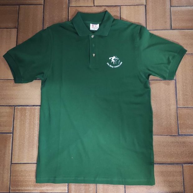 Polo-ProShop-Vert-recto Polo Motif bowling Vert foncé (Small)