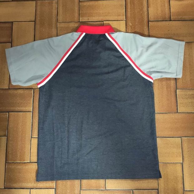 Polo RotoGrip Gris/Blanc/Rouge (Medium)