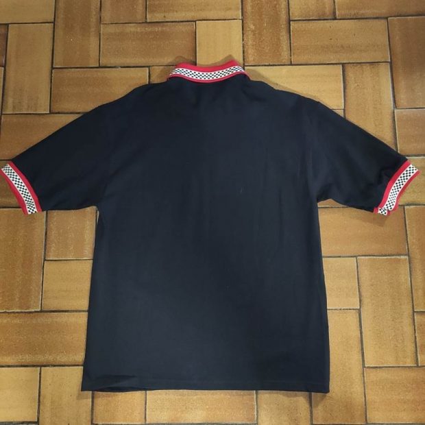 Polo Vise Noir/Rouge (Medium)