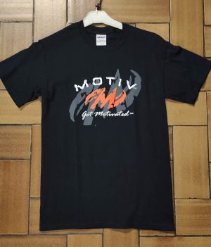 Motiv T-Shirt en Coton Noir (Small)