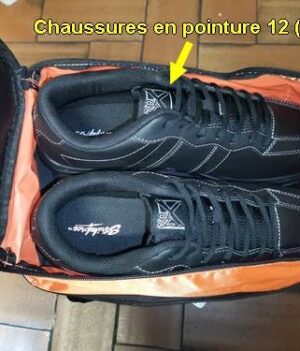 Sac 1 Boule Roulettes Brunswick Flash Orange/Noir