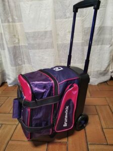 Sac 1 boule Roulettes Brunswick Flash Purple/Rose détail 1