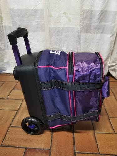 Sac 1 Boule Roulettes Brunswick Flash Purple/Rose