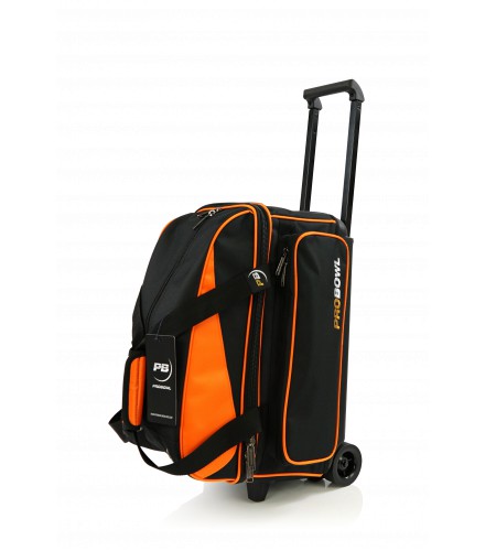 Sac 2 Boules Roulettes ProBowl Orange/Noir