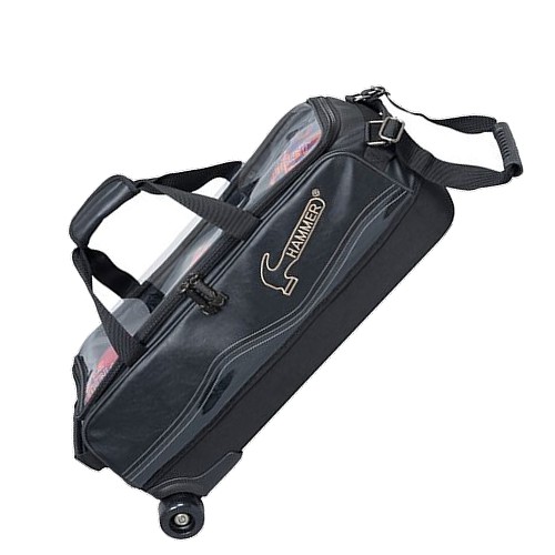 Sac 3 Boules Tote Simple Hammer Noir/Gris (effet cuir)