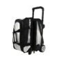 Sac 2 Boules Roulettes Deluxe ProBowl Argent/Noir