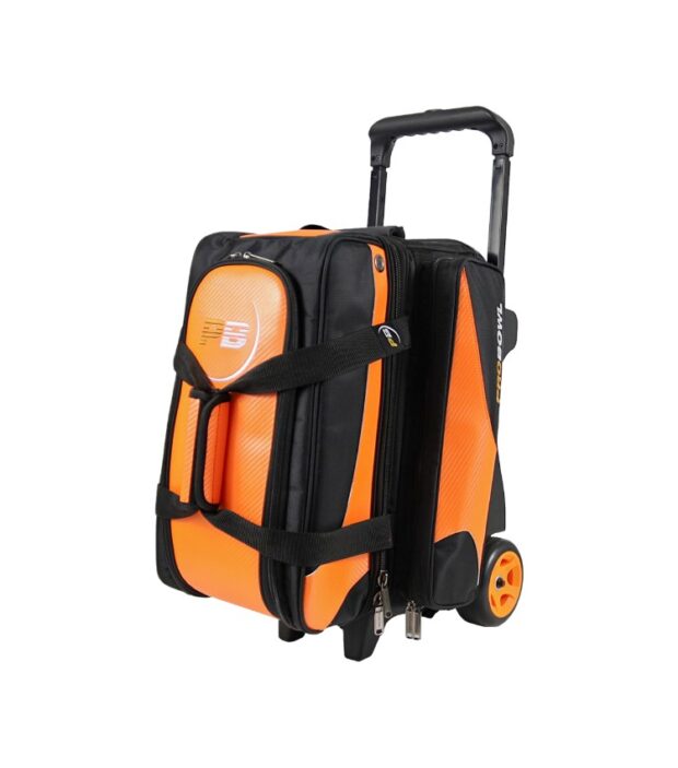 Sac 2 Boules Roulettes Deluxe ProBowl Orange-Noir Sac 2 Boules Roulettes Deluxe ProBowl Orange/Noir