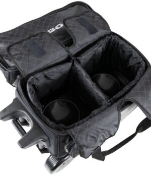 Sac 2 Boules Roulettes Deluxe ProBowl Blanc/Noir