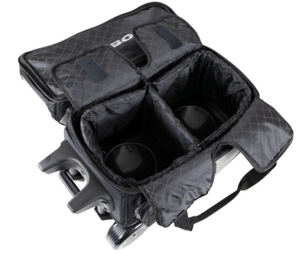 Sac 2 Boules Roulettes Deluxe ProBowl Blanc/Noir