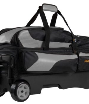 Sac 3 Boules Roulettes Deluxe ProBowl Argent/Noir