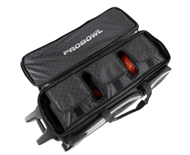 Sac 3 Boules Roulettes Deluxe ProBowl Orange/Noir