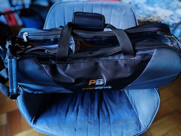 Sac 3 Boules Tote Simple ProBowl Noir/Gris