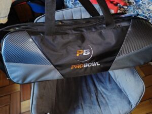 Sac 3 Boules Tote ProBowl Gris Argent/Noir-2