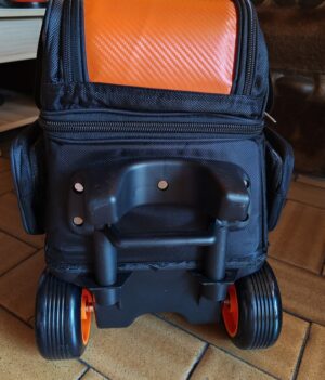 Sac 2 Boules Roulettes Deluxe ProBowl Orange/Noir