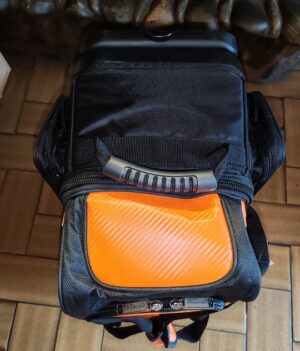 Sac 2 Boules Roulettes Deluxe ProBowl Orange/Noir