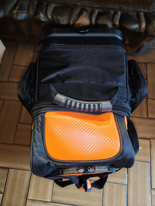 Sac 2 Boules Roulettes Deluxe ProBowl Orange/Noir