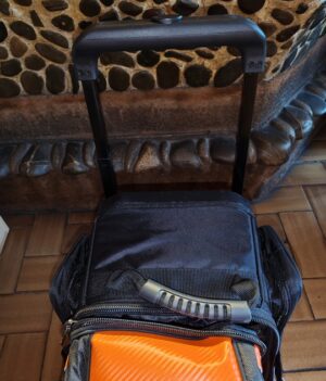 Sac 2 Boules Roulettes Deluxe ProBowl Orange/Noir