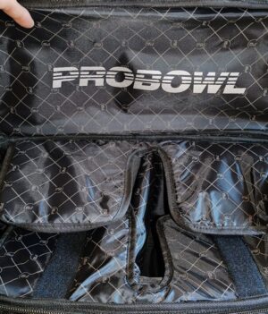 Sac 2 Boules Roulettes Deluxe ProBowl Argent/Noir
