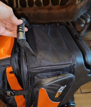 Sac 2 Boules Roulettes Deluxe ProBowl Orange/Noir