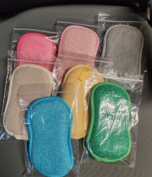 Pad éponge microfibre double face (lot de 2)