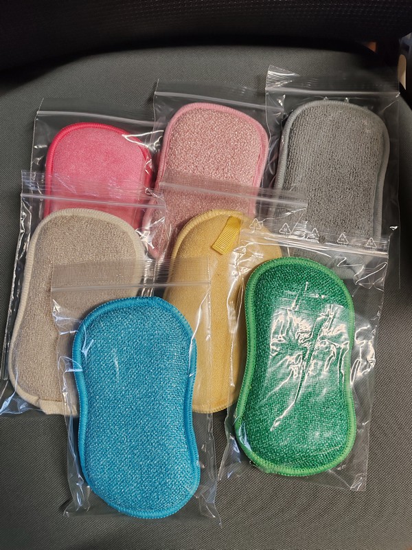 Pad éponge microfibre double face (lot de 2)